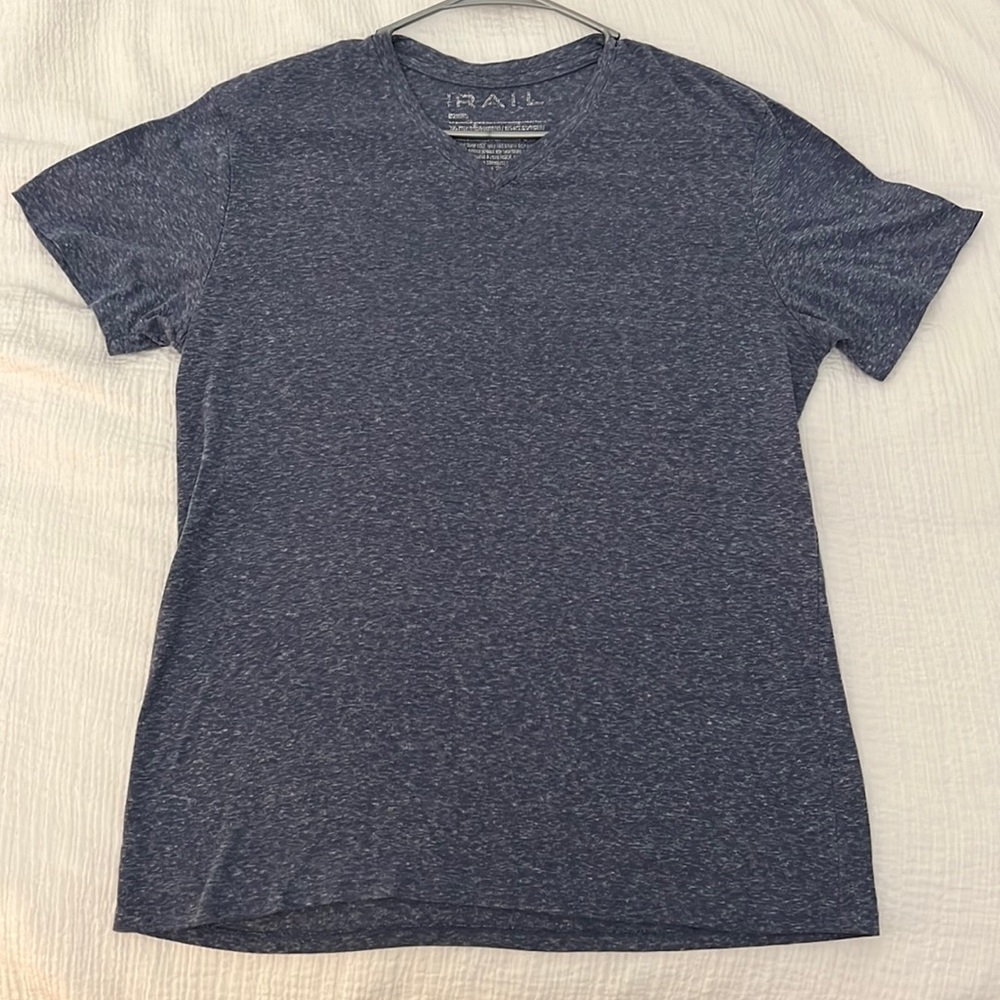 The Rail Light Blue V-Neck - Medium
